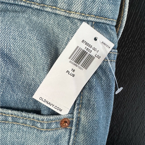 NWT Old Navy Slouchy Jeans Size 16 Plus Girls or 8 Women’s - Picture 4 of 8